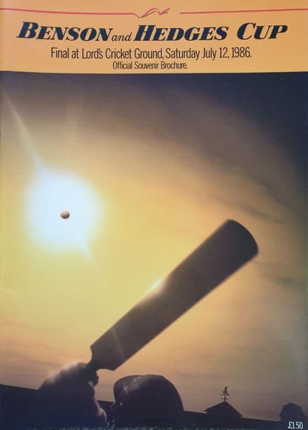 B&H Cup Final (1986, Jul 12th)