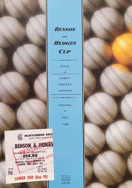 B&H Cup Final (1988, Jul 9th)