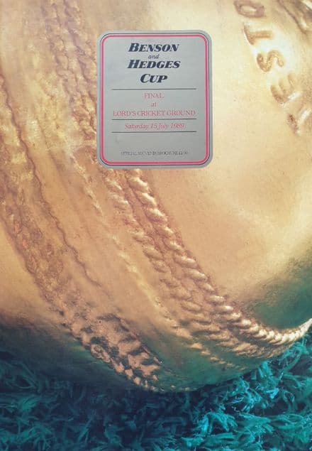 B&H Cup Final (1989, Jul 15th)