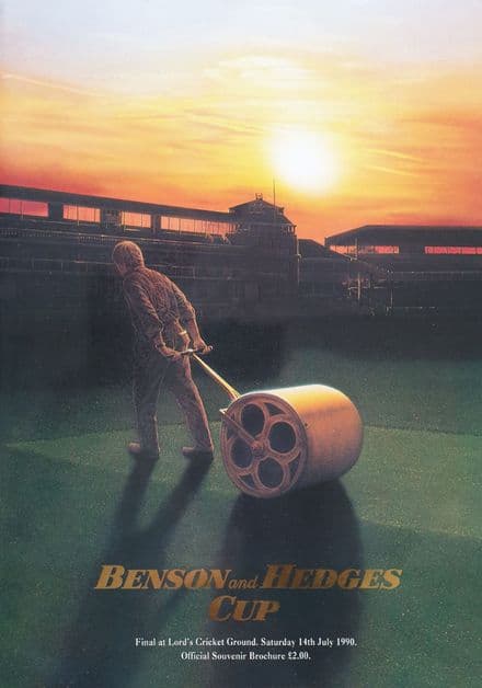 B&H Cup Final (1990, Jul 14th) & Scorecard