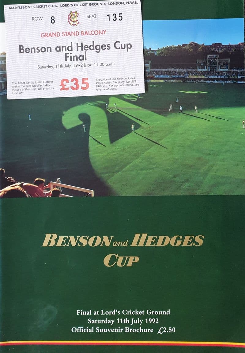 B&H Cup Final (1992, Jul 11th)