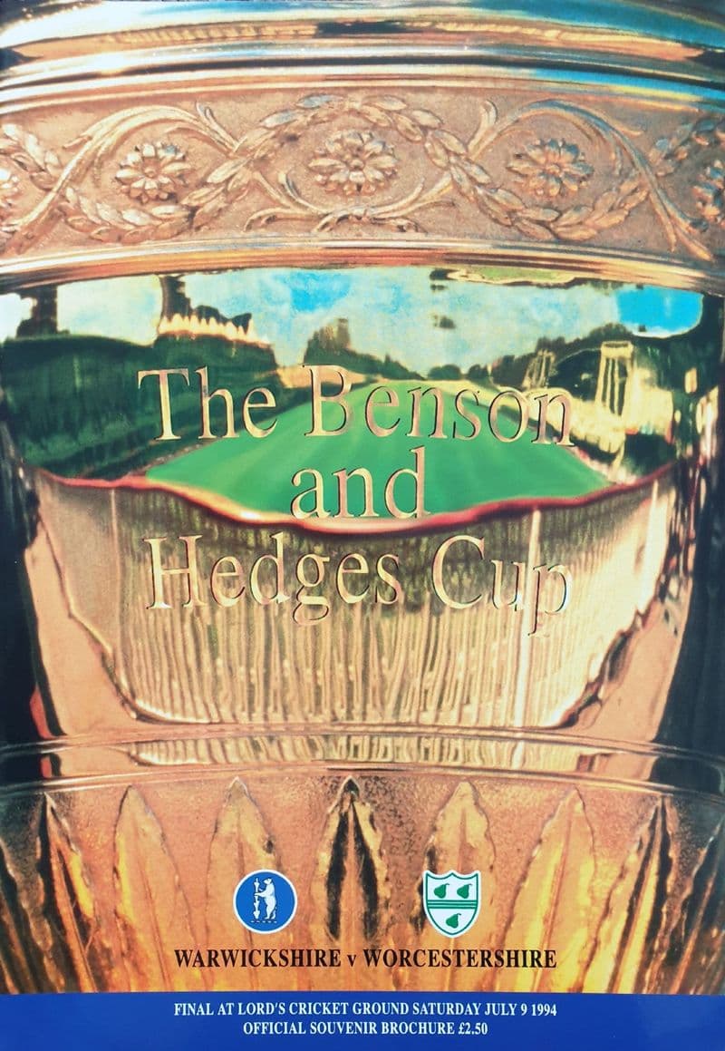 B&H Cup Final (1994, Jul 9th) & Scorecard