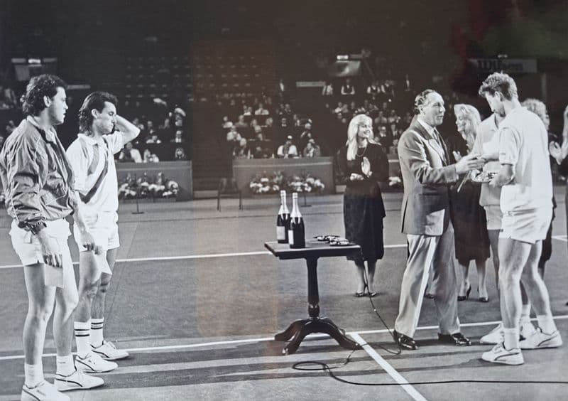 B&H Doubles Final Press Photo (1987)