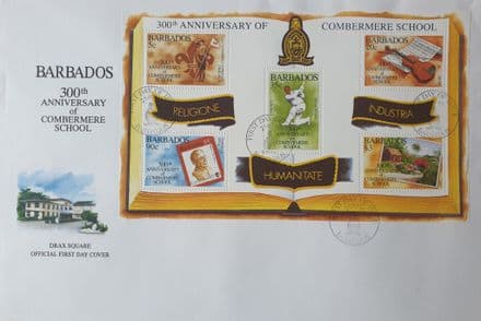 Barbados 300th Anniversary of Combermere School FDC (1995)