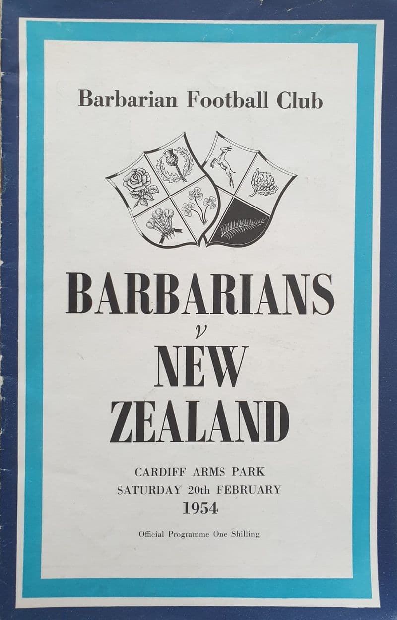Barbarians v New Zealand (1954, Feb 20th)