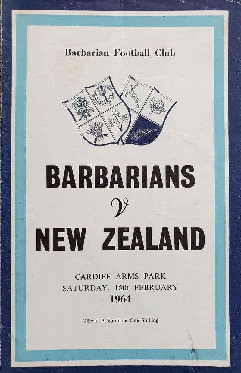 Barbarians v New Zealand (1964, Feb 15th)