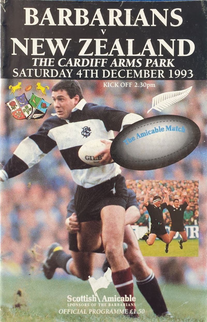 Barbarians v New Zealand (1993, Dec 4th)