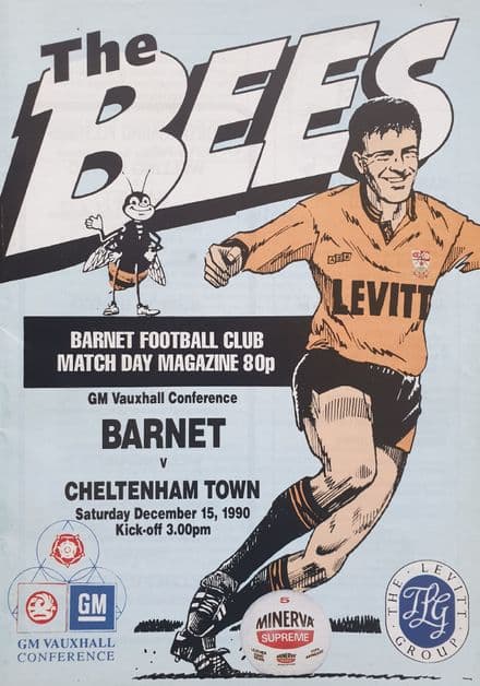 Barnet v Cheltenham, Conference (1990, Dec 15th)
