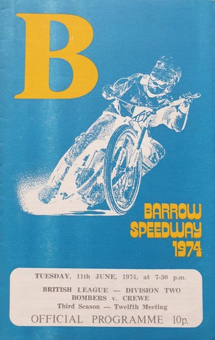 Barrow v Crewe (1974, Jun 11th)