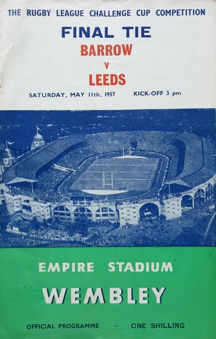 Barrow v Leeds, Challenge Cup F (1957, May 11th)