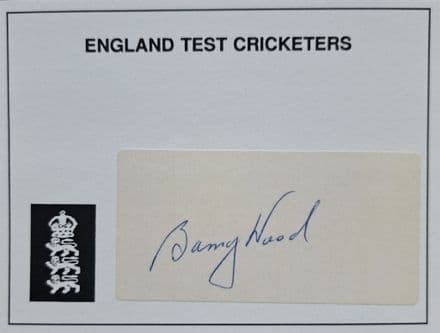 Barry Wood Autograph