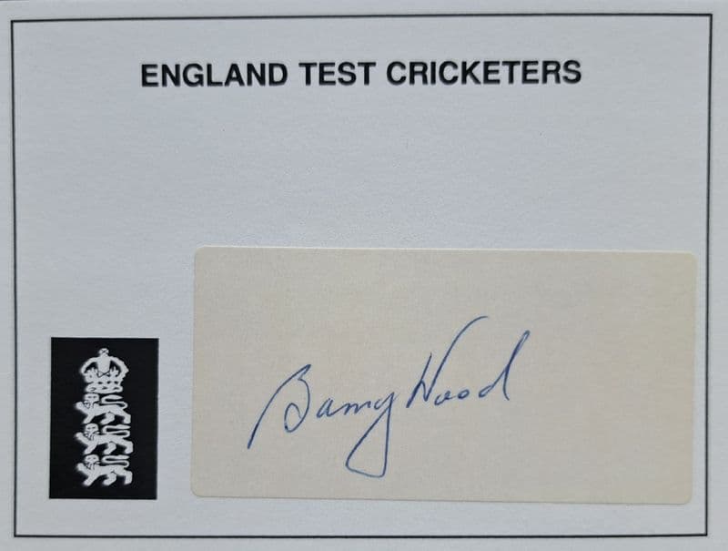 Barry Wood Autograph