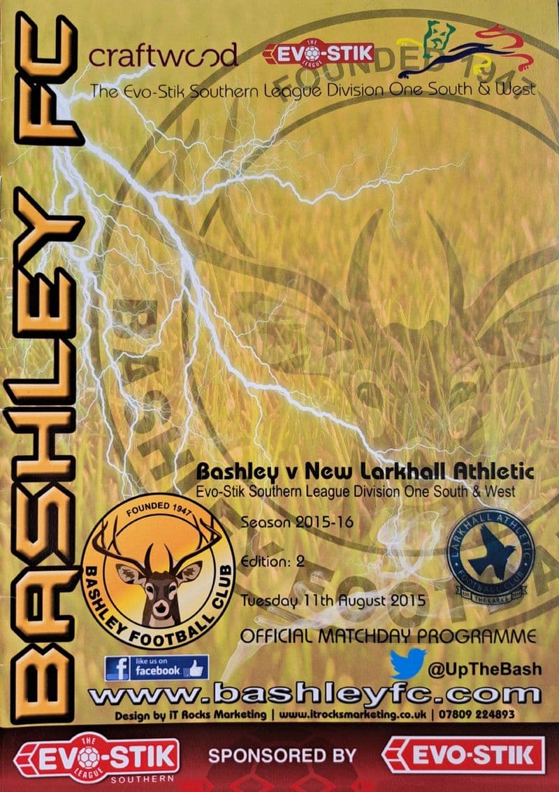 Bashley v New Larkhall Athletic, Evo-Stik Lge (2015, Aug 11th)