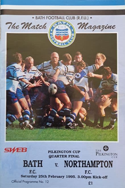 Bath v Northampton (1995, Feb 25th)