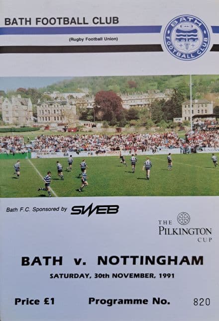 Bath v Nottingham (1991, Nov 30th)
