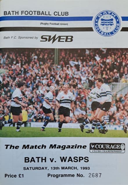Bath v Wasps (1993, Mar 13th)