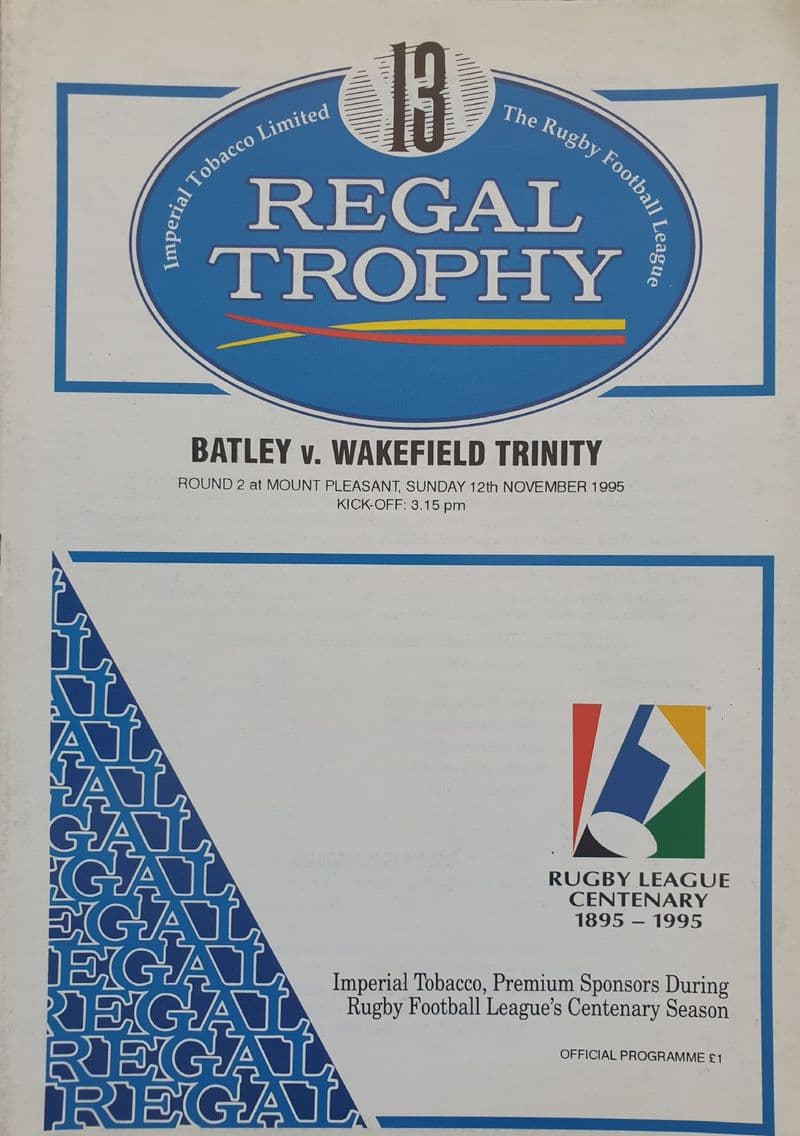 Batley v Wakefield Trinity (1995, Nov 12th)