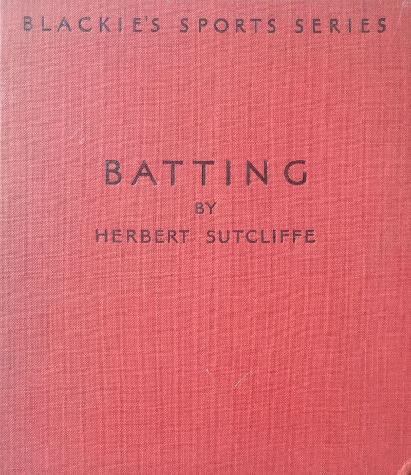 Batting by Herbert Sutcliffe (1937)