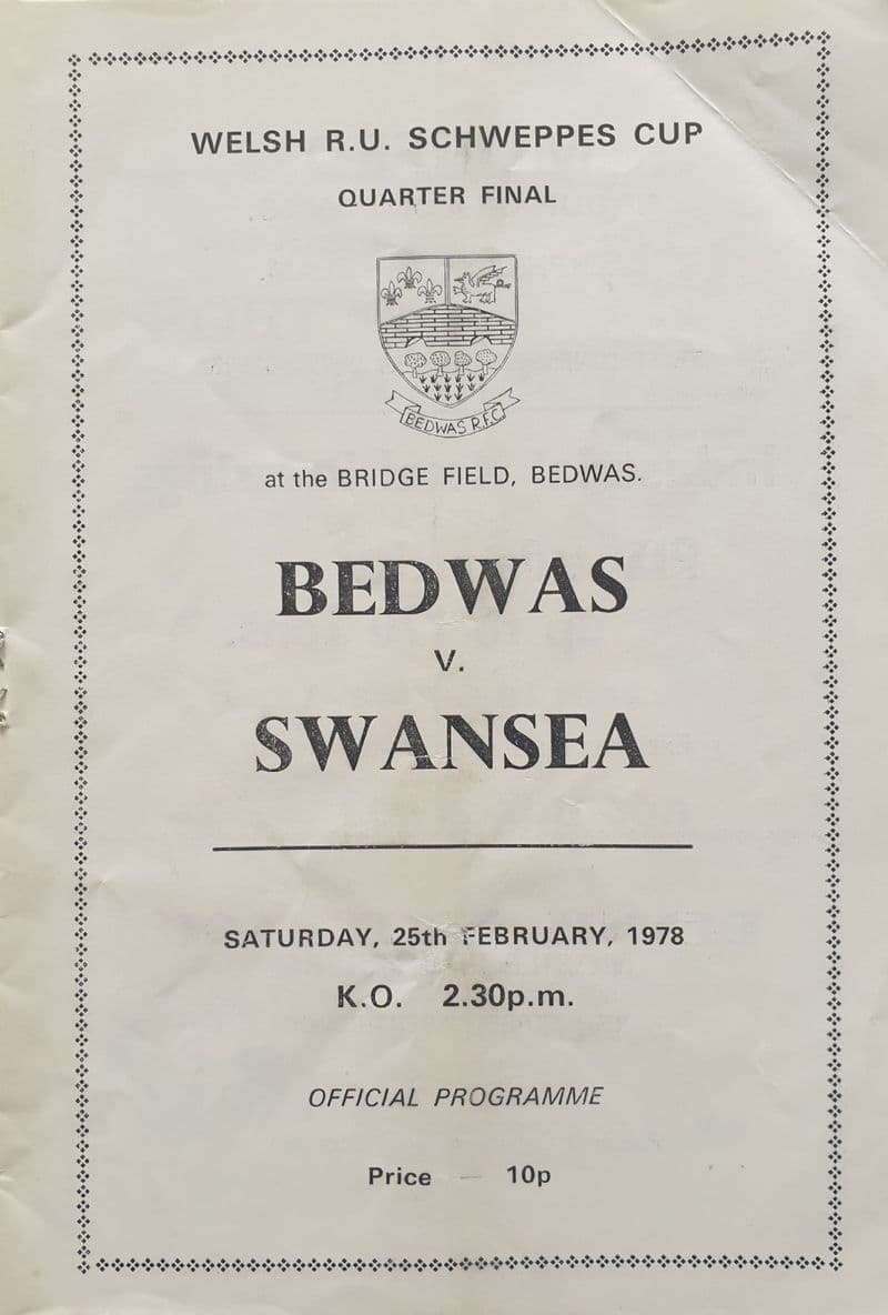 Bedwas v Swansea (1978, Feb 25th)