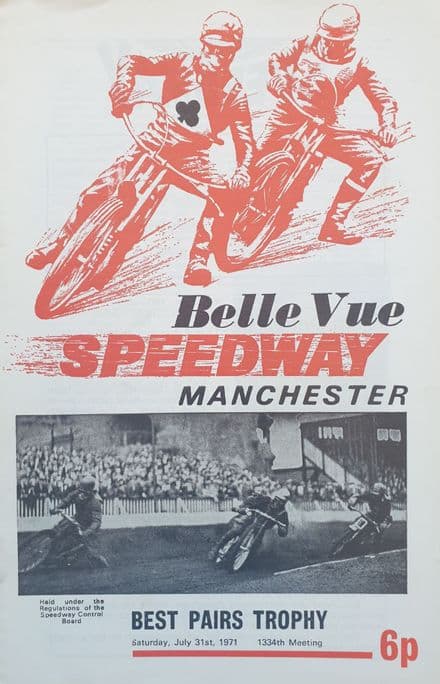 Belle Vue Speedway Best Pairs Trophy (1971, Jul 31st)