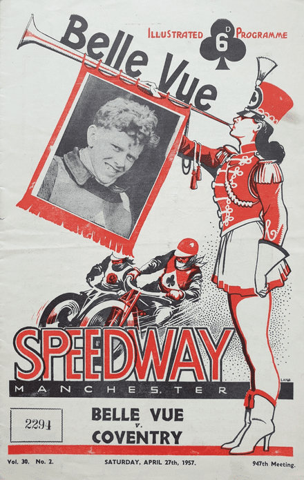 Belle Vue Speedway v Coventry (1957, Apr 27th)