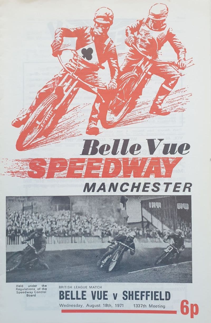Belle Vue Speedway v Sheffield (1971, Aug 18th)
