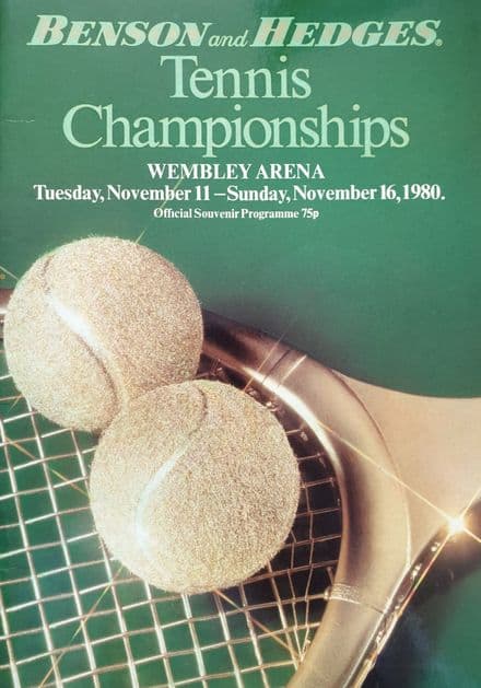 Benson & Hedges Championship Programme (1980, Nov 11th-16th)