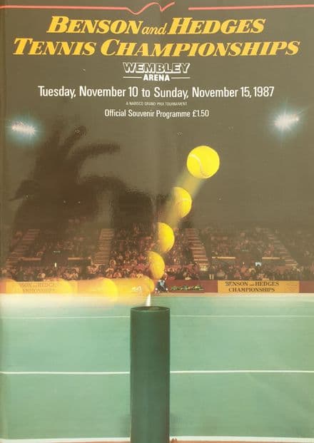 Benson & Hedges Championship Programme (1987, Nov 10th-15th)