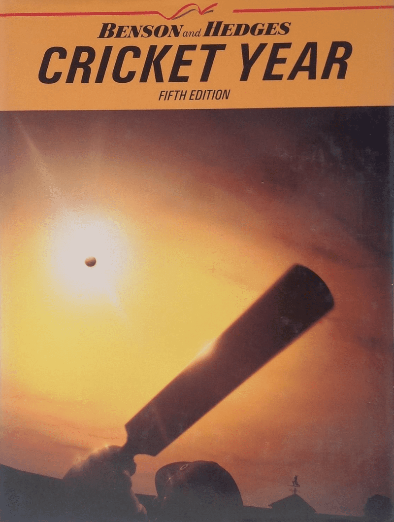 Benson & Hedges Cricket Year Fifth Edition (1985-86) ed. by David Lemmon