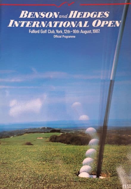 Benson & Hedges International Open Programme 1987 (Fulford)