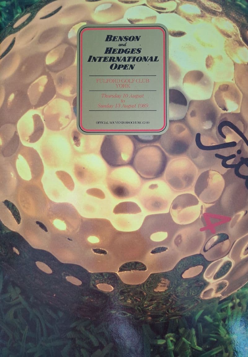 Benson & Hedges International Open Programme 1989 (Fulford)