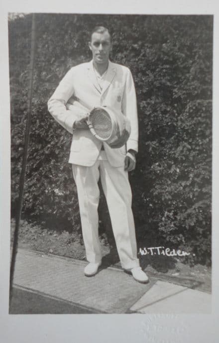 Bill Tilden Trim Card (Unused)