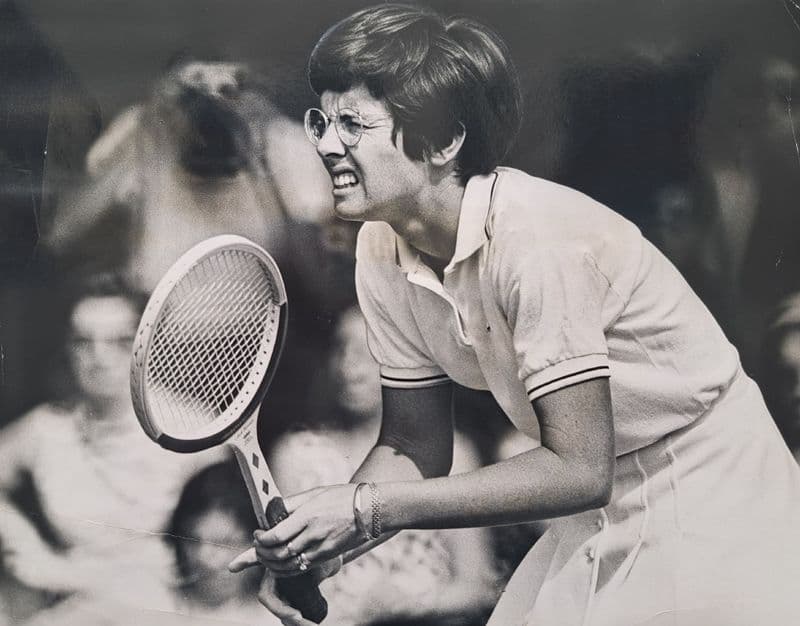 Billie Jean King Press Photo (1970, Jun 13th)