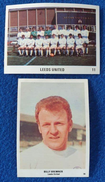 Billy Bremner & Leeds United (Football Swap Cards)