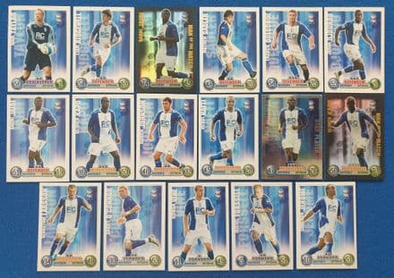 Birmingham City, Match Attax Cards x 17 (2007-08)