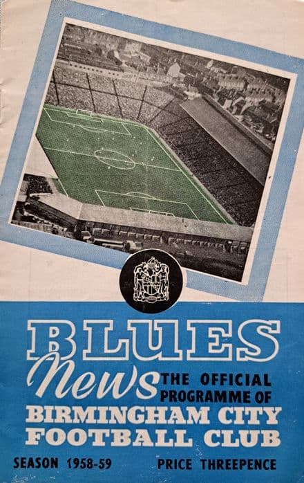 Birmingham City v Aston Villa, Div 1 (1958, Dec 20th)