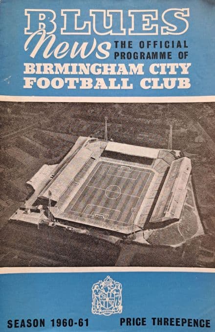 Birmingham City v Aston Villa, Div 1 (1961, Mar 11th)
