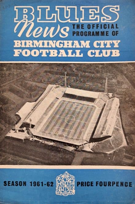 Birmingham City v Aston Villa, Div 1 (1962, Mar 17th)