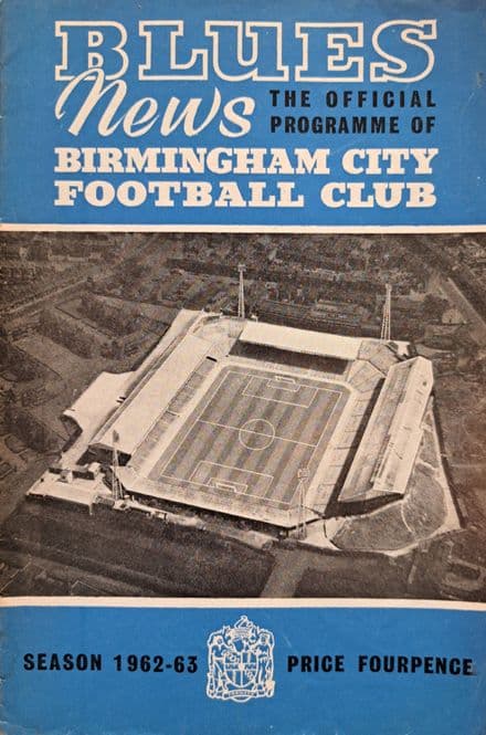 Birmingham City v Barrow, Lge Cup (1962, Oct 29th)
