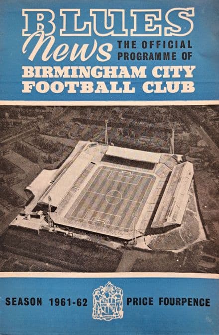 Birmingham City v Blackpool, Div 1 (1961, Nov 4th)