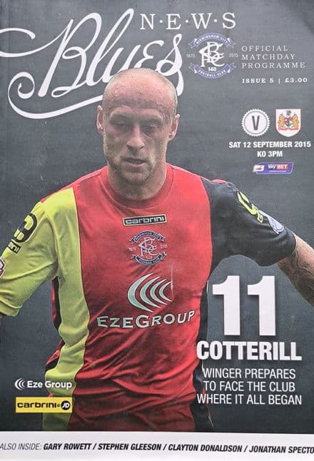 Birmingham City v Bristol City, Champ (2015, Sep 12th)