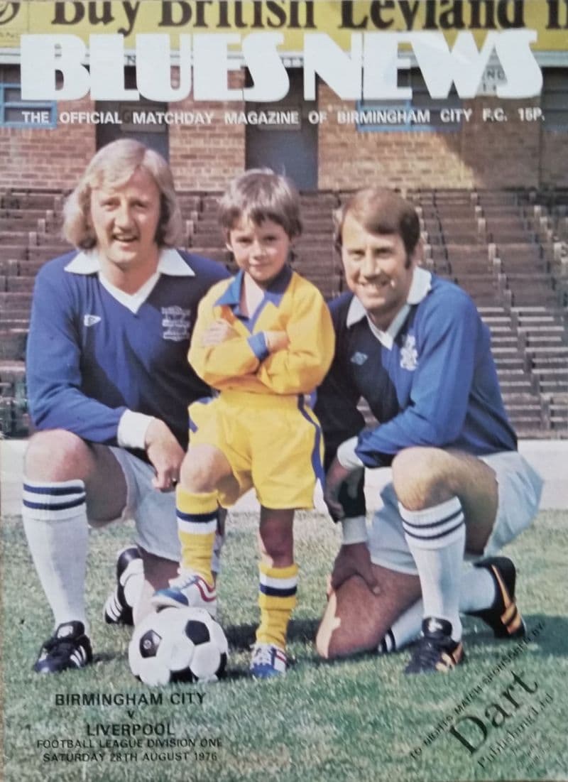 Birmingham City v Liverpool, Div 1 (1976, Aug 28th)