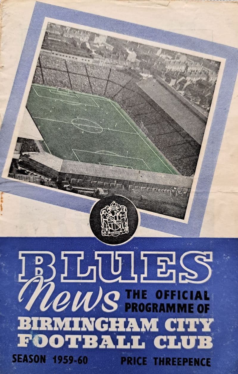 Birmingham City v Manchester United, Div 1 (1959, Sep 5th)