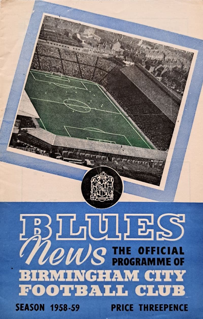 Birmingham City v Newcastle United, Div 1 (1958, Nov 15th)