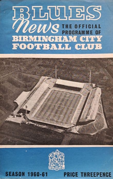 Birmingham City v Rotherham, FA Cup 4th Rnd (1961, Jan 28th)