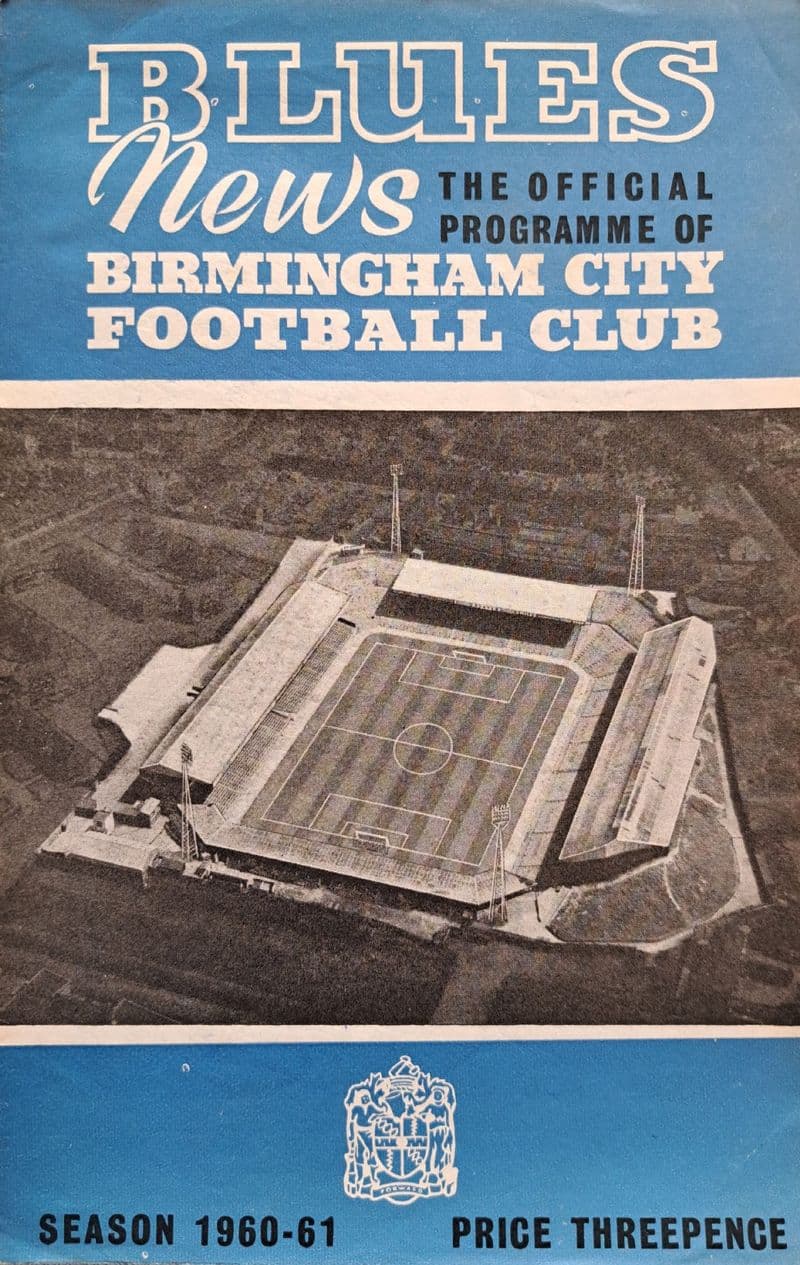 Birmingham City v Rotherham, FA Cup 4th Rnd (1961, Jan 28th)