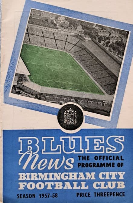 Birmingham City v Tottenham Hotspur, Div 1 (1957, Sep 11th)