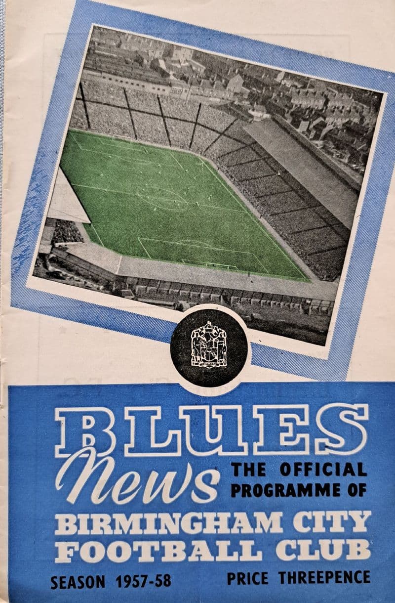 Birmingham City v Tottenham Hotspur, Div 1 (1957, Sep 11th)