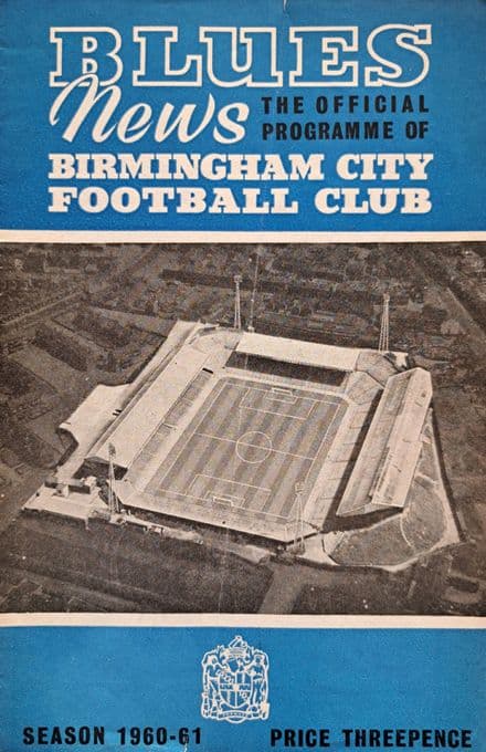 Birmingham City v Tottenham Hotspur, Div 1 (1961, Apr 8th)
