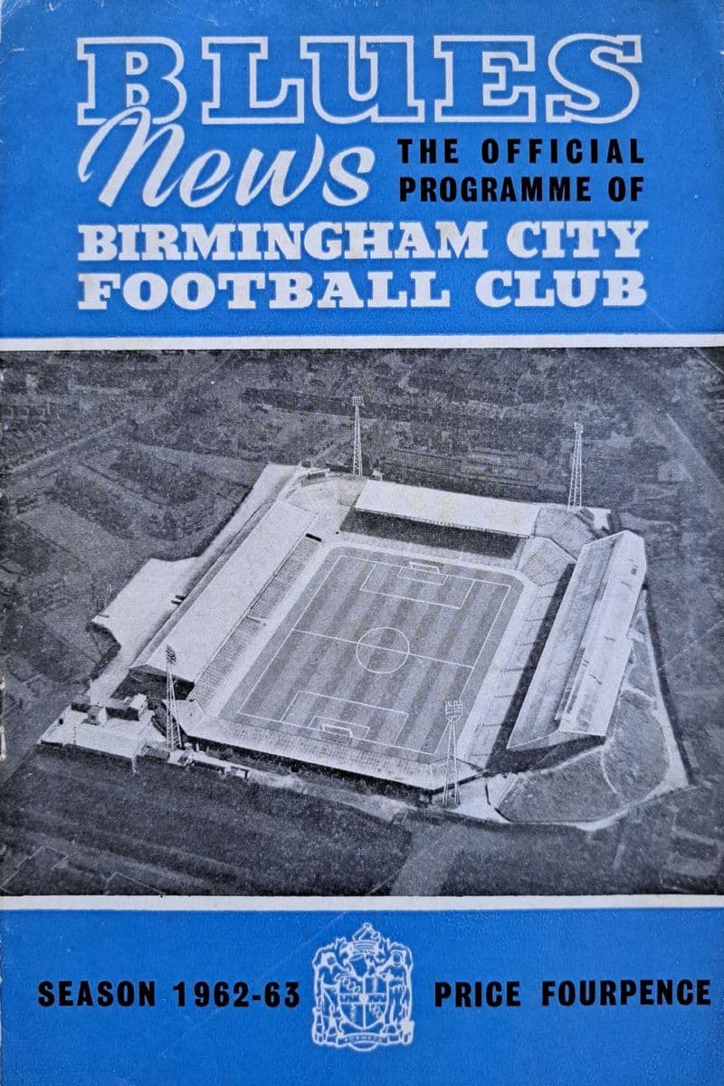 Birmingham City v West Ham, Div 1 (1963, May 1st)